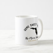 Florida Home Sweet Home Famille Monogramme Mug (Devant droit)