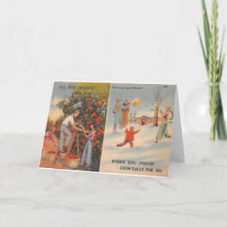 Florida in de winter kaart