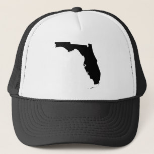 Florida in zwart en wit trucker pet