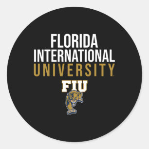 Florida International Fiu Panthers Gestapeld Ronde Sticker