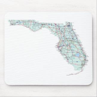 Florida Interstate Map Mousepad Muismat