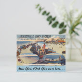 Florida, Jacksonville, Beach Scenes Briefkaart (Staand voorkant)