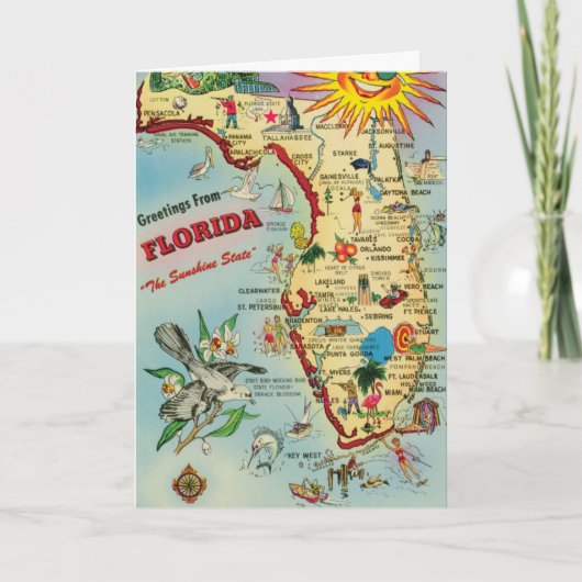 Florida Kaart - Vaderdag (Voorkant)