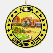 Florida Keramisch Ornament (Achterkant)