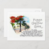  Florida kerst gedicht groet uit 1925 Briefkaart (Voorkant / Achterkant)