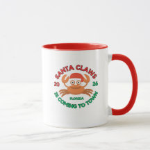 Florida Kerst Koffiemok Santa Klauwen
