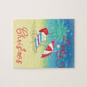 Florida-Kerstfeestdag-Whimsical Legpuzzel (Horizontaal)