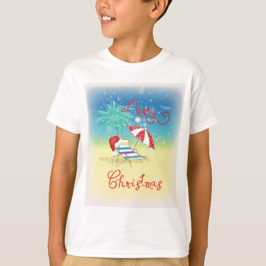 Florida-Kerstfeestdag-Whimsical T-shirt (Voorkant)