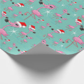 Florida kerstgevarendranspeld papier (Hoek)