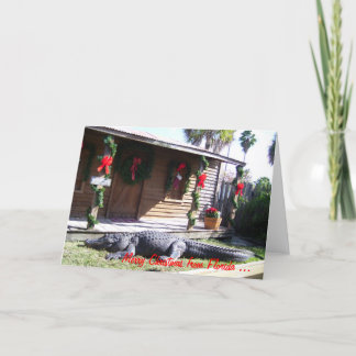 Florida Kerstmis Feestdagen Kaart