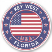 Florida, Key West Sticker (Voorkant)