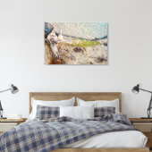Florida Keys Bahia Honda Driftwood Shore Canvas Afdruk (Insitu (Slaapkamer))