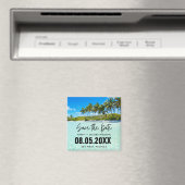 Florida Keys Destination Wedding Save the Date Magneet (Insitu (Vaatwasser))