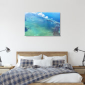 Florida Keys-eilanden uit de Sky Florida Canvas Afdruk (Insitu (Slaapkamer))