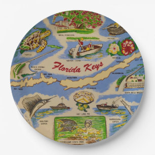 Florida Keys Fun Papieren Borden Bordje