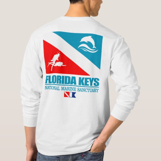 Florida Keys NMS (sq) T-shirt (Achterkant)