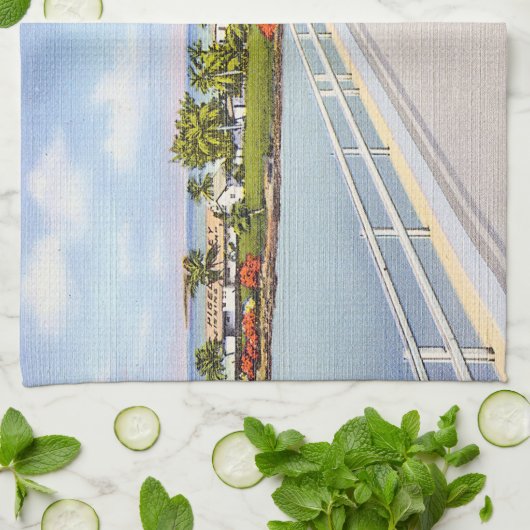 Florida Keys Pigeon Key Theedoek (Gevouwen)