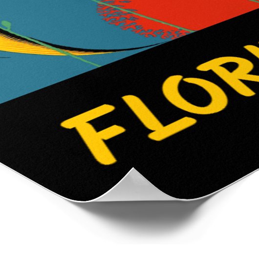 Florida Keys-reisposter Poster (Hoek)