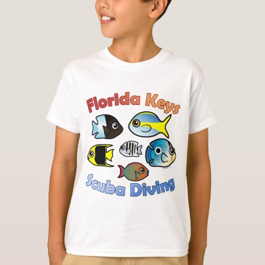 Florida Keys Scuba Diving T-shirt (Voorkant)