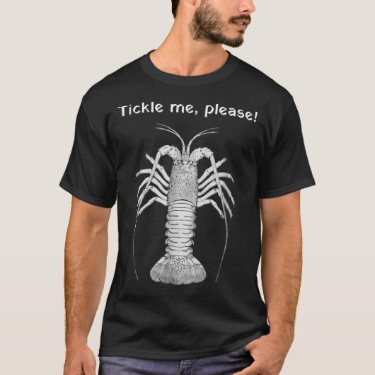 Florida Keys Spiny Lobster vecht me aan, alsjeblie T-shirt (Voorkant)