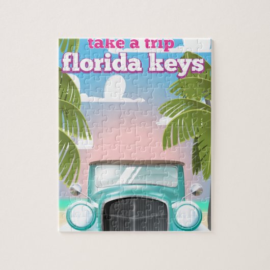 Florida Keys Travel poster Legpuzzel (Verticaal)