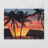 Florida Keys tropische zonsondergang