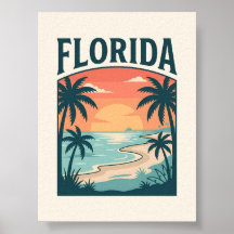 Florida Kust Zonsondergang