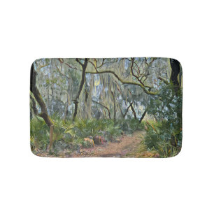 Florida Lace Spaanse mos impressionistische kunst Badmat