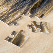 Florida Leaning Palm Tree Sunset puzzel (Zijkant)