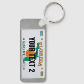 Florida Licence Bord Sleutelhanger (2 verschillend (Achterkant)