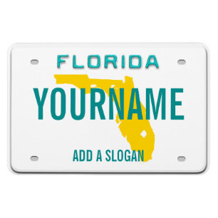 Florida License Bord (gepersonaliseerd) Magneet