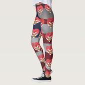 Florida Love Patriotic Flag Fun Leggings (Gauche)
