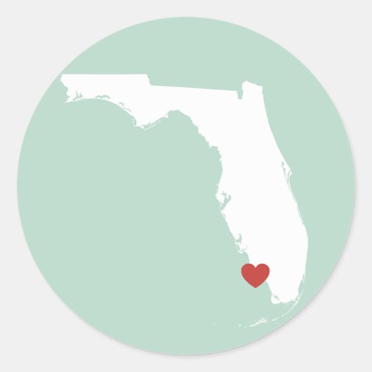 Florida Love -  Sticker (Voorkant)