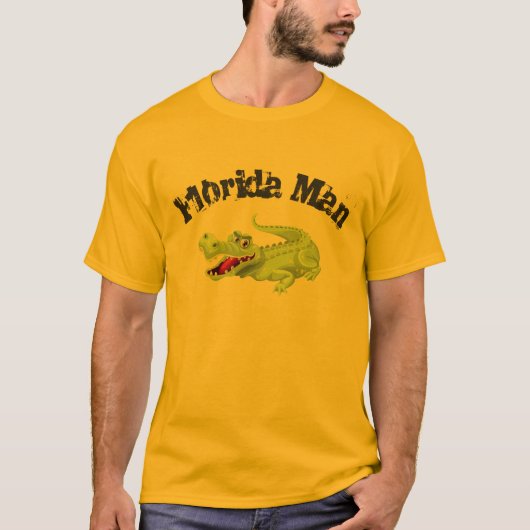 Florida man, gator t-shirt (Voorkant)