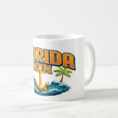 Florida Man | Grappige Zeevaart Nautische Strandhu Koffiemok (Voorkant rechts)