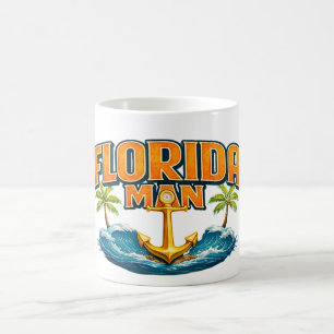 Florida Man Grappige Zeevaart Nautische Strandhu Koffiemok