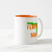 Florida Man Tweekleurige Koffiemok (Voorkant rechts)