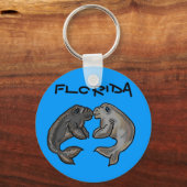 Florida manatee souvenir sleutelhanger (Voorkant)
