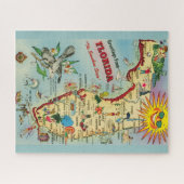 Florida Map 16x20 Jigzaag Puzzle Legpuzzel (Horizontaal)