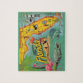 Florida Map 8x10 Jigzaag Puzzle Legpuzzel (Verticaal)