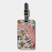  Florida Map Bagagelabel (Voorkant verticaal)