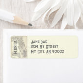 Florida Map Etiket (Insitu)