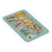 Florida Map Magnet Magneet (Rechterzijde)