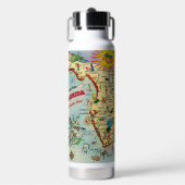 Florida Map Waterfles (Voorkant)