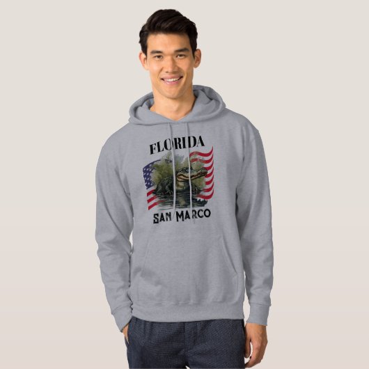 Florida Men's Pullover Hoodie (Devant entier)