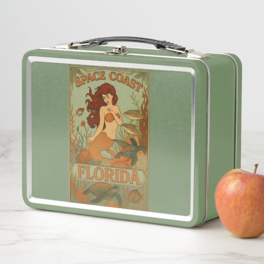 Florida Mermaid lunch box (En situation)