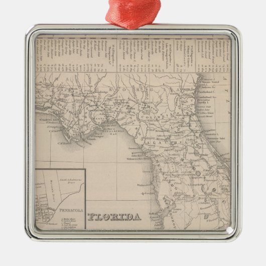 Florida Metalen Ornament (Voorkant)