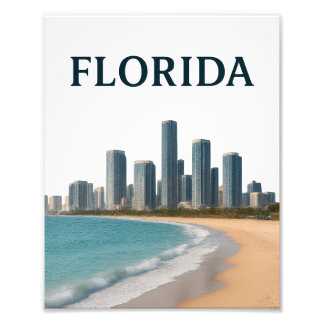 Florida muurkunst foto afdruk