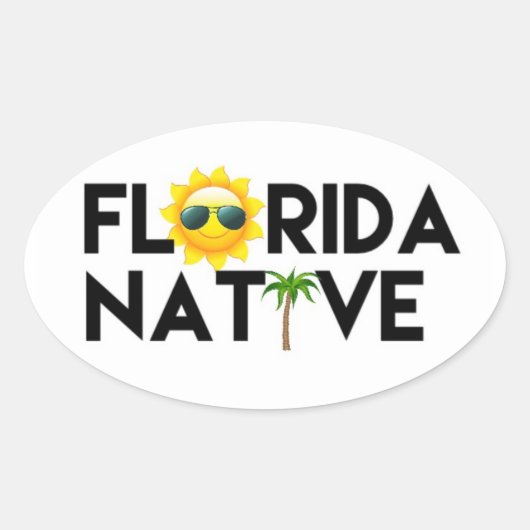Florida Native Sticker (Voorkant)