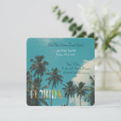 Florida New Home Briefkaart voor adreswijziging (Staand voorkant)